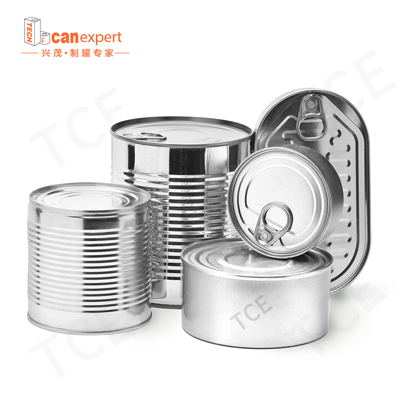 도매 판매 맞춤형 음식 포장 용기를위한 뚜껑이있는 통조림 용 컨테이너를위한 작은 음식 안전 등급 금속 빈 주석 캔