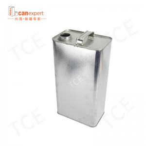 사각형 직사각형 금속 주석 용기는 접착제/engine 오일/machine 오일/solvent/paint 포장을위한 캔을 할 수 있습니다.