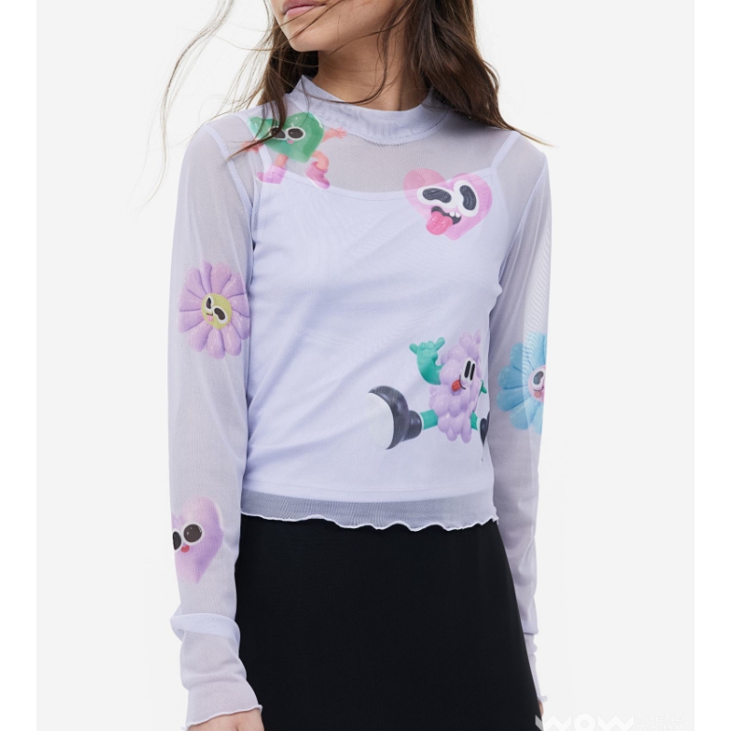 h&m/eva Cremers/3d/digital Colors/bright Shades/crossover 공동 브랜드 만화 그래픽