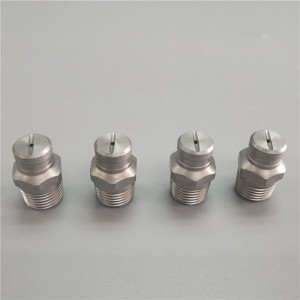 고압 와셔 평면 팬 노즐 워터 노즐 스테인레스 스틸 스프레이 제트