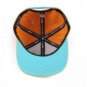 Hiphop Custom Logo Flat Bill Color Block Baby Kids 6 패널 유아 스냅 백 Gorras Blank Hats Snapbacks Cap