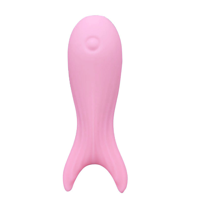 성인 섹스 장난감 진동 스피어 진동기 지팡이 (분홍색 큰 물고기 포크)