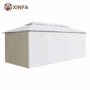 고급 정원 캐노피 커버 뒷마당 전망대 야외 로트 알루미늄 교장 커튼