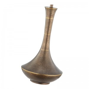 공공 장소의 장식 골동품 철 테이블 램프