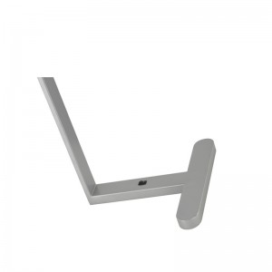 객실에 미니 로커 스위치가있는 간단한 스타일의 금속 스탠드 테이블 램프