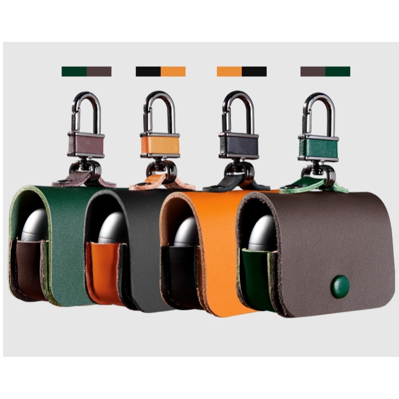 부드럽고 편안한 느낌과 아름다운 질감으로 모든 천연 이탈리아 가죽으로 만든 Huawei의 다목적 이어폰 보호 가죽 케이스에 적합합니다. 포괄적 인 가을 보호 및 내구성