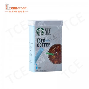 등방 주석 캔 캔 제조업체 도매 직사각형 정사각형 주석은 금속 포장 차와 커피 샘플 박스 맞춤형 깡통 캔 캔 캔 캔