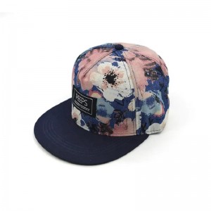 3D 자수 로고가있는 고품질 사용자 정의 스냅 백 커스텀 로고 스냅 백