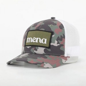 2023 새로운 도착 아이 사이즈 트럭 운전사 모자 6 태그 패치 트럭 운전사 캡 맞춤형 트럭 운전사 모자와 패널 로고