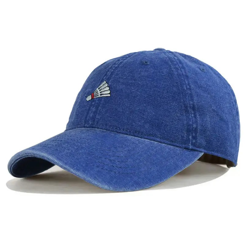 로고 6 패널 트럭 운전사 모자가있는 도매 커스텀 자수 데님 스포츠 야구 모자