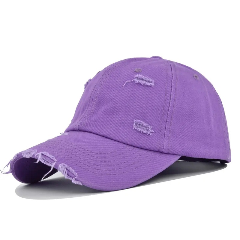 도매는 커스텀 로고 블랭크 평범한 저렴한 아빠 찢어진 닳은 구조화되지 않은 고민 야구 모자 모자