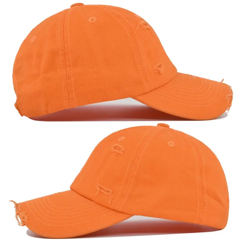 도매는 커스텀 로고 블랭크 평범한 저렴한 아빠 찢어진 닳은 구조화되지 않은 고민 야구 모자 모자