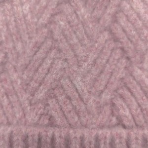 따뜻한 겨울 패션 블렌드 케이블 플랫 니트 모자