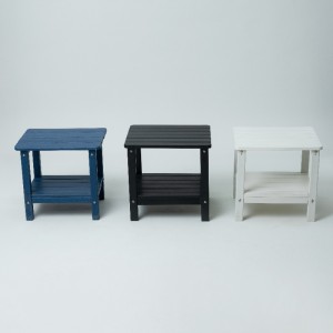 흰색 색상의 실외 사이드 테이블