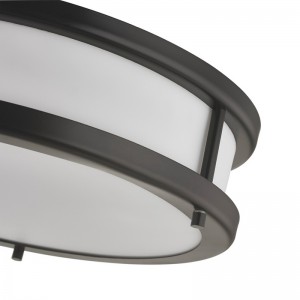 객실과 복도에서 어두운 청동 마감 처리 된 델타 호텔 천장 램프