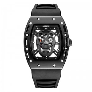 패션 두개골 남자 쿼츠 시계 바에 라 크리에이티