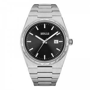 Baogela 40mm 브랜드 All Gold Stainless Steel Men \\\\ \'의 Wristwatch Classic Business 50m 방수 일본 운동 석영 남성 22801