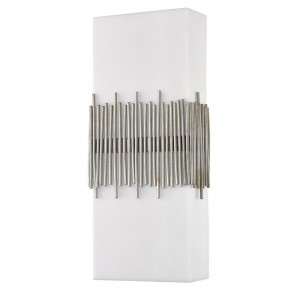 호스 피탈 리티 호텔 벽 스콘 앤티크 실리버 마감재와 직사각형 아크릴 쉐이드 호텔 전형적인 객실