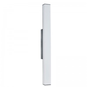 호스 피탈 리티 호텔 세면대 라이트 벽 스콘은 평평한 회색 마감재와 서리로 썬 흰색 아크릴 쉐이드 호텔 전형적인 게스트 목욕