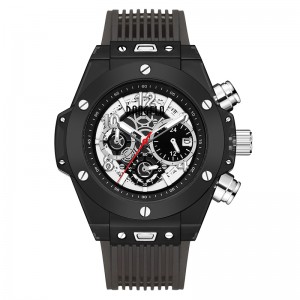 Baogela 브랜드 전체 투명한 시계 럭셔리 남성 시계 패션 스포츠 군용 릴로이 크리에이티브 남성 여성 크로노 그래프 쿼츠 워치 20013