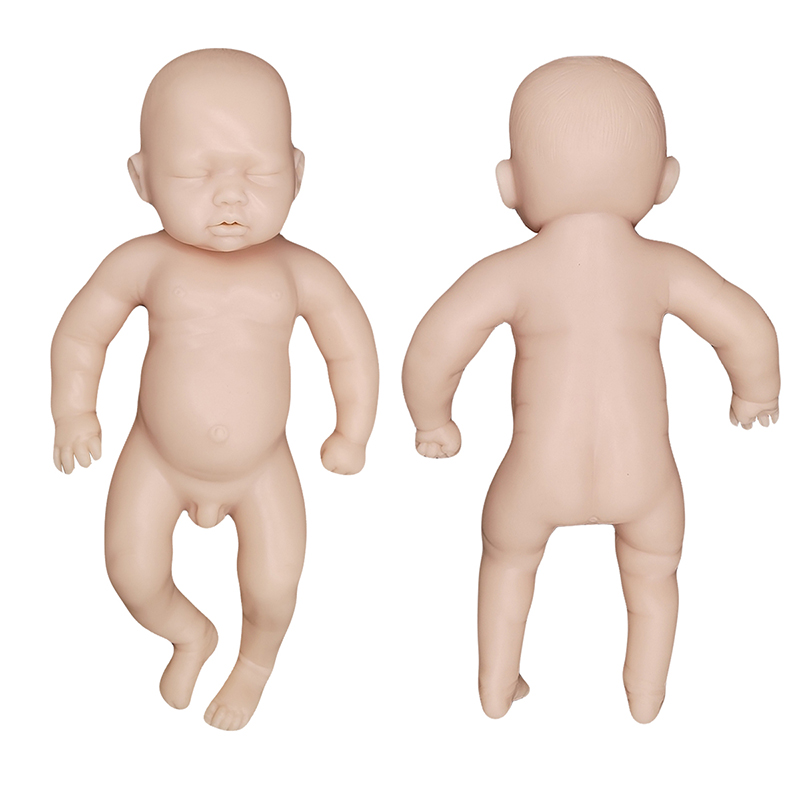 높은 시뮬레이션 Reborn Doll 실리콘 재료 Reborn Baby Aslep Silicone Reborn Doll 현실적 (사전 메이크업)