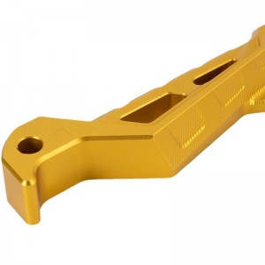 CNC 수정 부품 오토바이 후면 발 뒤쪽 발 회전 페달 대형 오토바이 액세서리 부품 처리 커스터마이징