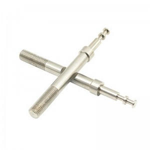 CNC 모양의 긴 나사의 의료 부품 비표준 부품 맞춤형 정밀 샤프트 처리