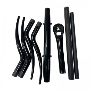 맞춤형 성형 탄소 섬유 자동차 부품 3K 우연 탄소 섬유 자동차 부품