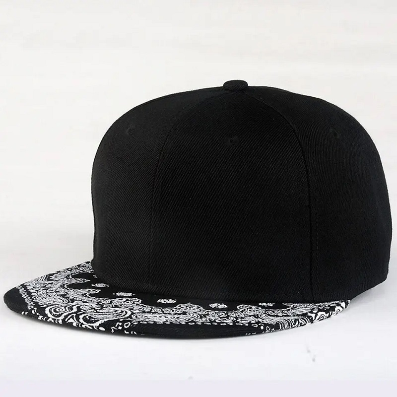 도매 커스텀 코튼 프린트 스냅 백 캡 모자 최고의 최고 품질 야구 모자
