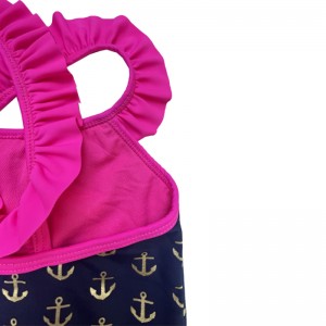 두 조각 어린이 수영복을 인쇄하십시오