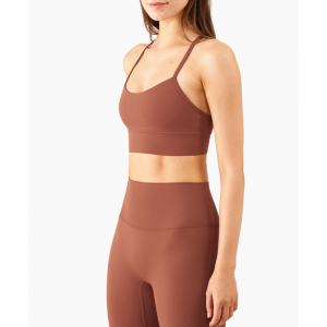 방지 노출 스트랩 백리스 스포츠 브라