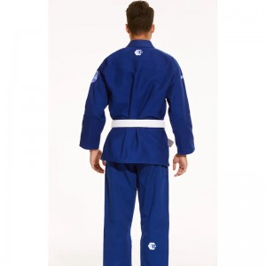 2023 제조업체 프로모션 고품질 내구성 통기성 직물 BJJ Kimono, 파키스탄 BJJ GI in Bright Blue