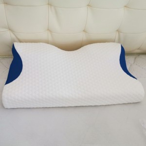 측면 메모리 형태 베개를위한 나비 디자인