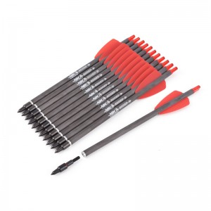 Nika 양궁 113167-02 ID6.2mm 7.5inch 탄소 섬유 석궁 볼트 플라스틱nock 양궁 촬영 코브라 시스템 adder/r9/rx