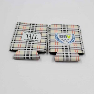 중국에서 제작 된 Custom Logo 절연 네오프렌 수염 슬림 맥주 슬리브 12oz 캔 쿨러 쿠지