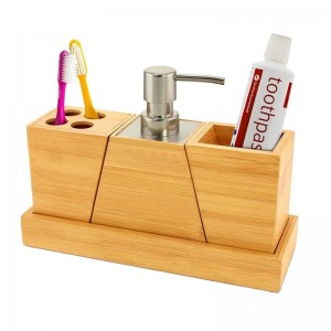 대나무 욕실 액세서리