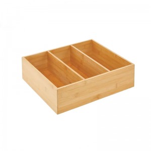 대나무 저장 상자 부엌 캐비닛