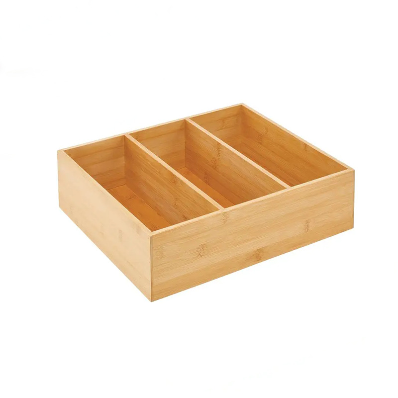 대나무 저장 상자 부엌 캐비닛