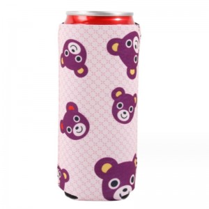 고품질 에코 친화적 인 슬림 맥주 캔 쿨러 커스텀 로고 인쇄 coozy