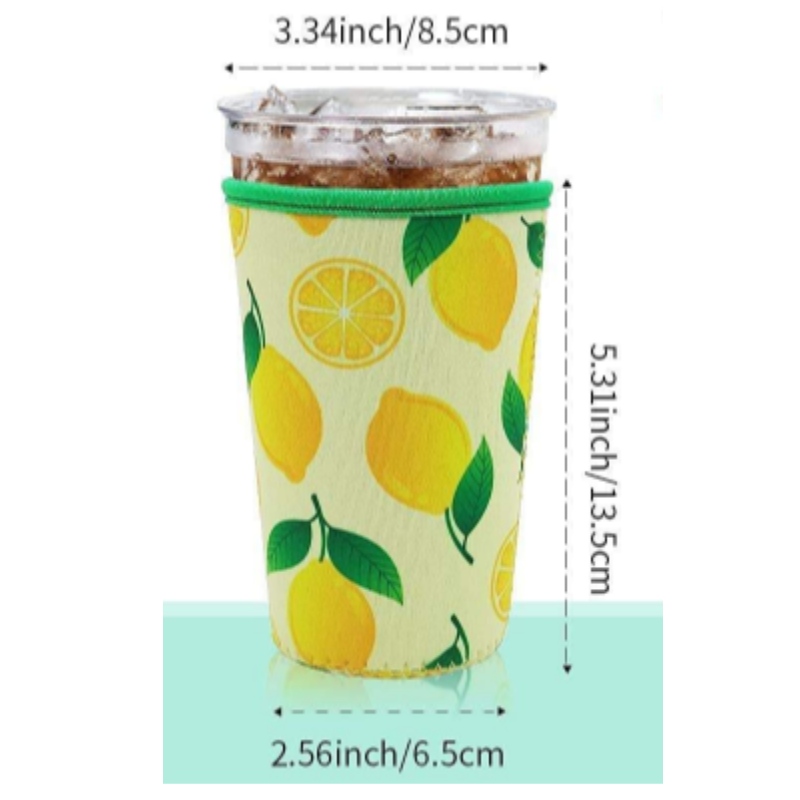 핸들 커피 컵이 포함 된 맞춤형 고품질 아이스크림 컵 슬리브 통합 인쇄 컵 슬리브