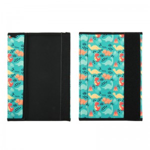 Natucare 어린이 반사성 네오프렌면 안전 벨트 커버 검은 색 세탁기