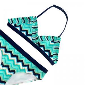 아이들을위한 2 피스 수영복을 인쇄하십시오