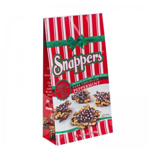 프리미엄 흰색 크래프트 도매 포장 음식 종이 가방 포장