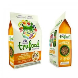 맞춤형 빅 10kg 15kg 20kg Resealable Zipper PLA PBAT 생분해 성 플라스틱 애완견 간식 음식을위한 스낵 포장 가방.