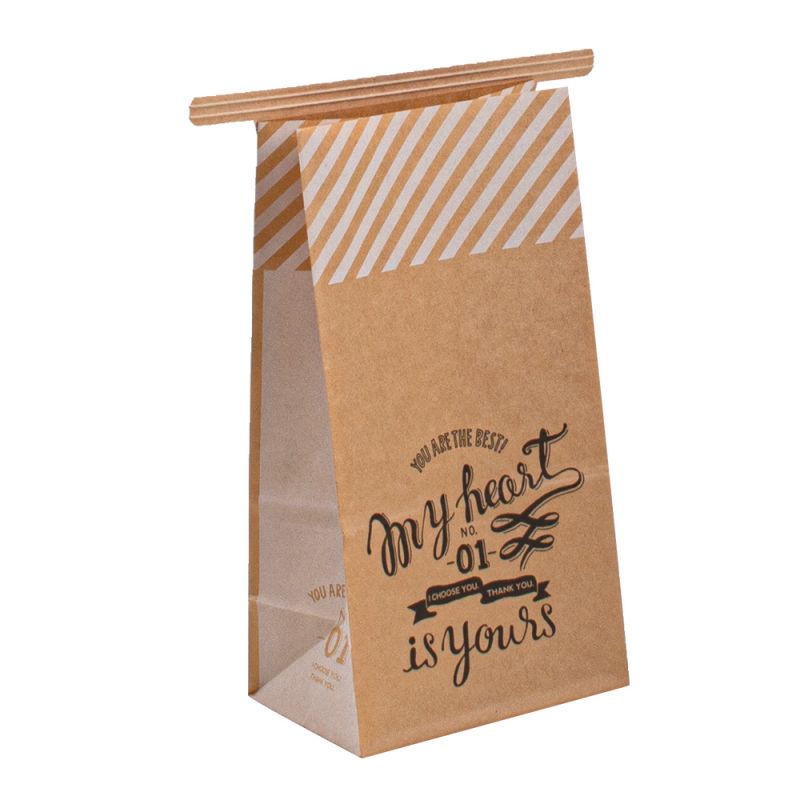 포장 할 음식을위한 맞춤형 인쇄 식당 테이크 아웃 종이 가방