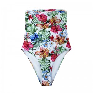 섹시한 끈이없는 인쇄 민족 원피스