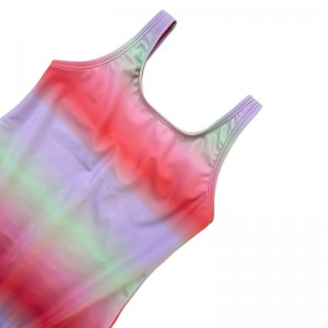 그라디언트 컬러 여자 아기 수영복 도매 방수 방수 아기 소녀 수영복 판매 수영복 아이