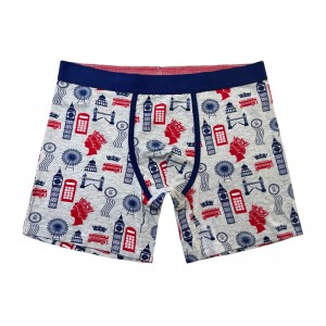 일반 색상 속옷 패션을 맞춤화하여 편안한 편안한 부드러운 남자 속옷 남자 \\\\의 크리스마스 복서 브리프 색상 대비