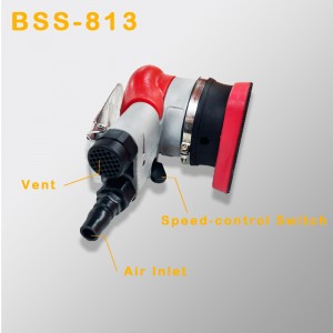 삼각 공압 샌더 진동 하드웨어 연마 및 녹 제거 사포 드라이 그라인더