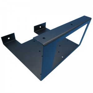 양극화 된 마감 처리 된 알루미늄 합금 판금 부품의 맞춤형 가공.